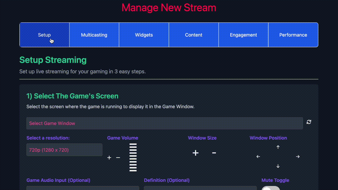 Glitch graphics layer customization controls