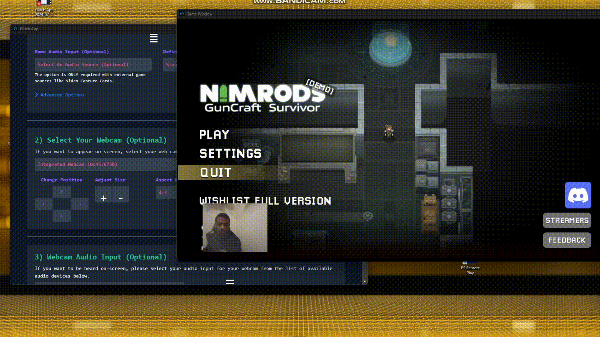 Go live from Glitch